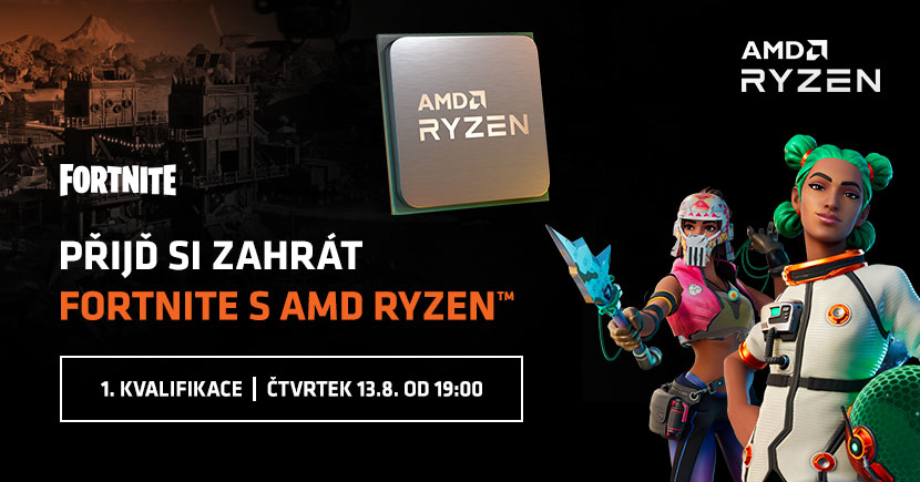 Fortnite s AMD Ryzen 1 kvalifikace PC přeloženo na 13 8