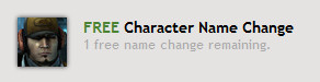 Character Name Change