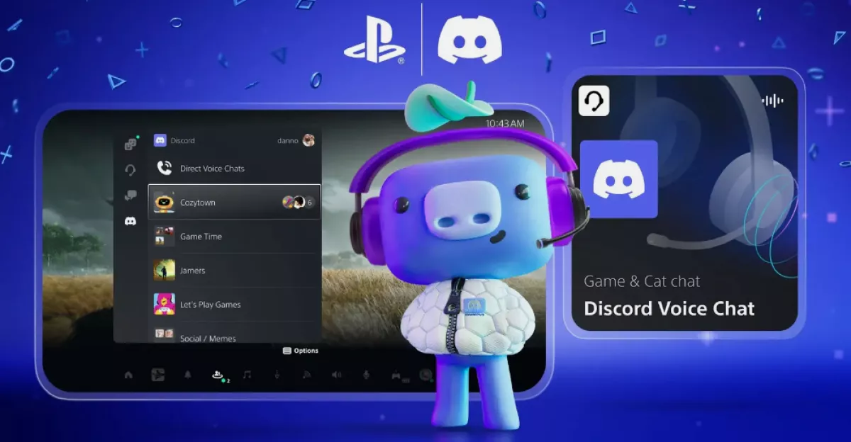 Discord na PS5