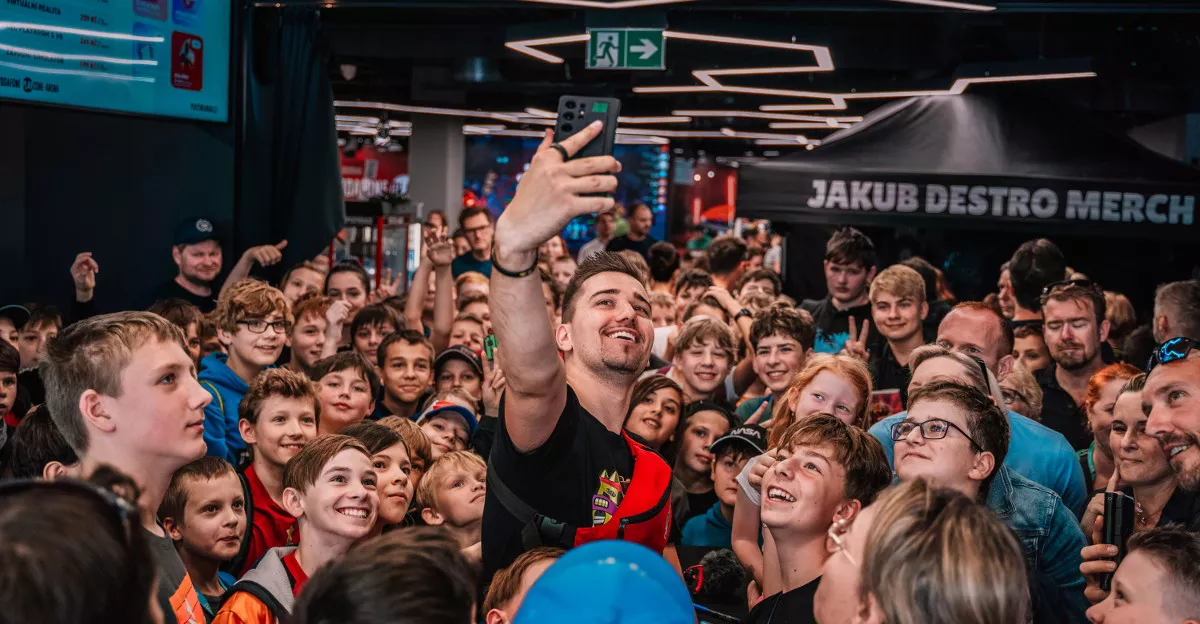 Jakub Destro na Gameday Praha