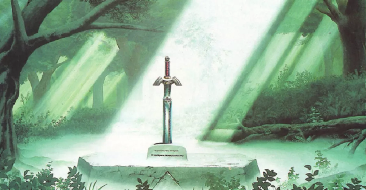 Master Sword z Legend of Zelda