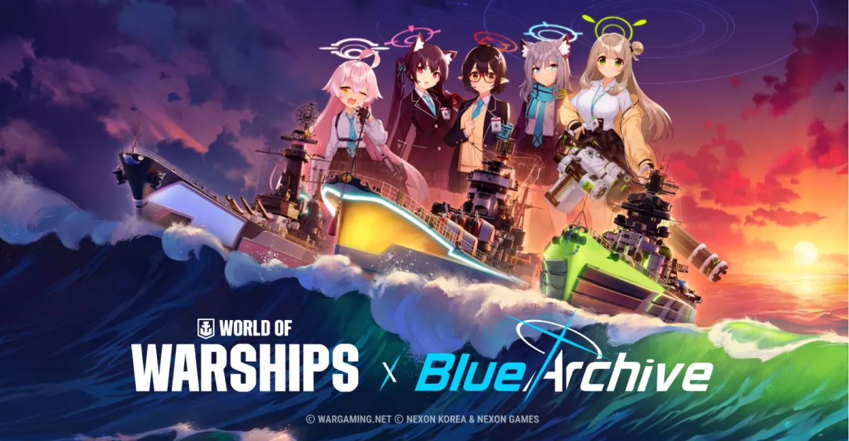 War of Warships x Blue Archive