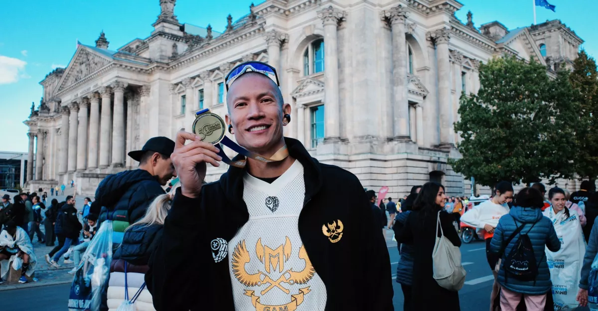 Anthony "TK Nguyen" Nguyễn po berlínském maratonu