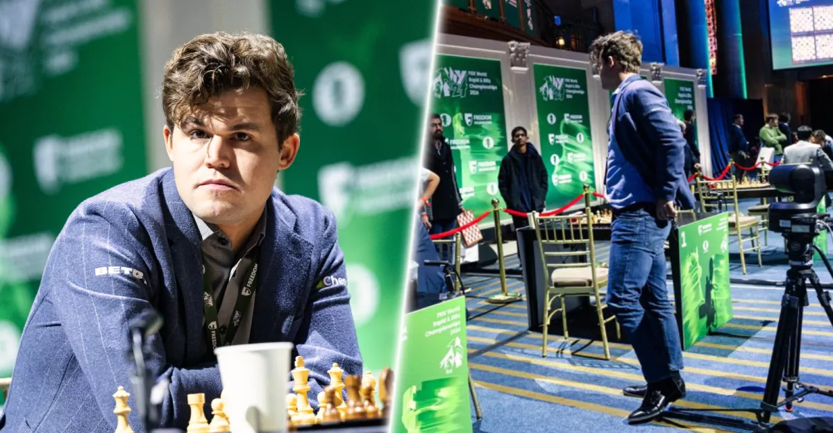 Magnus Carlsen v džínách