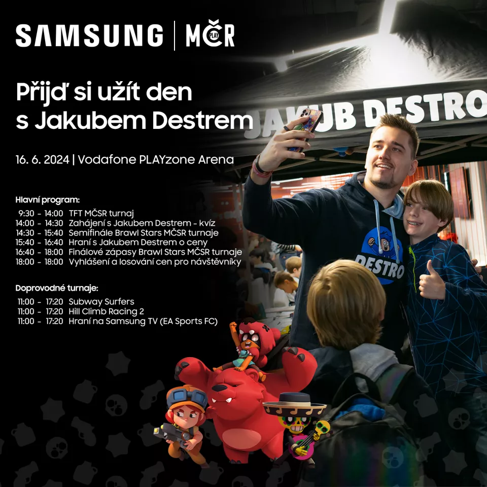 Samsung MČSR v mobilních hrách 2024