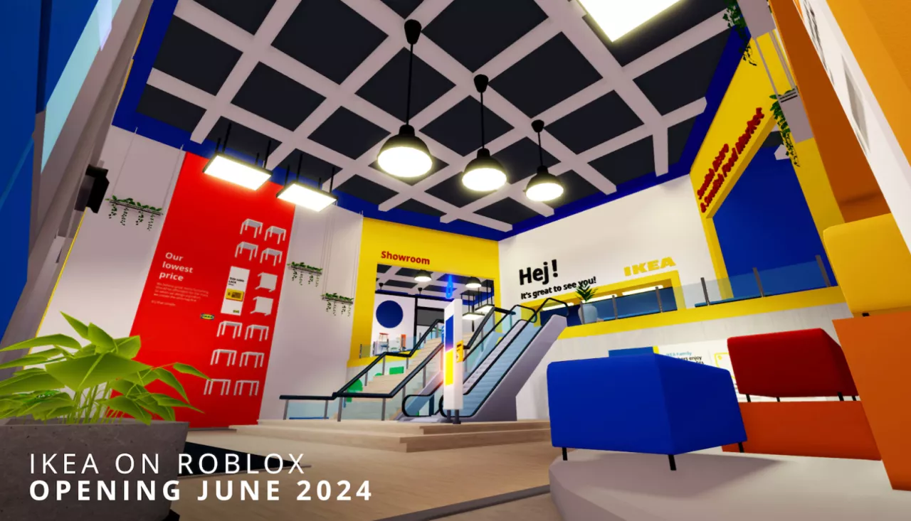 Virtuální svět IKEA ve hře Roblox