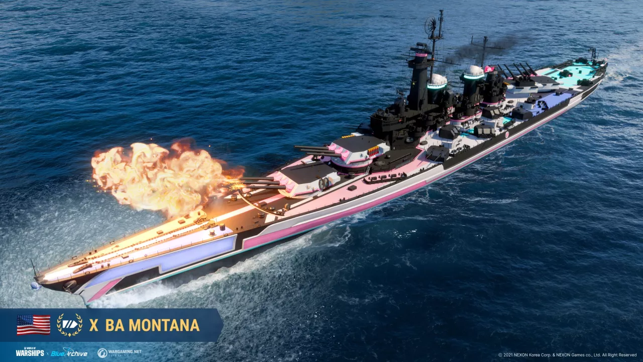 Blue Archive ve World of Warships