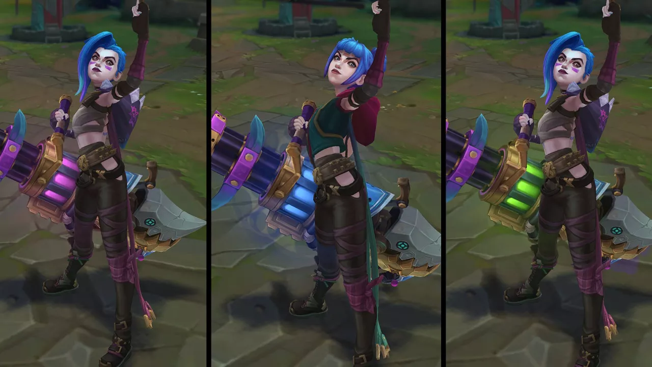 Fractured Jinx (Exalted skin)